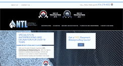Desktop Screenshot of ntlcontracting.com